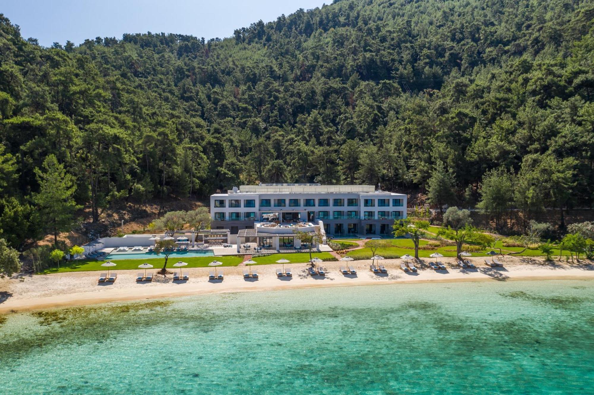 Vathi Cove Luxury Resort & Spa Chrisi Ammoudia Eksteriør billede