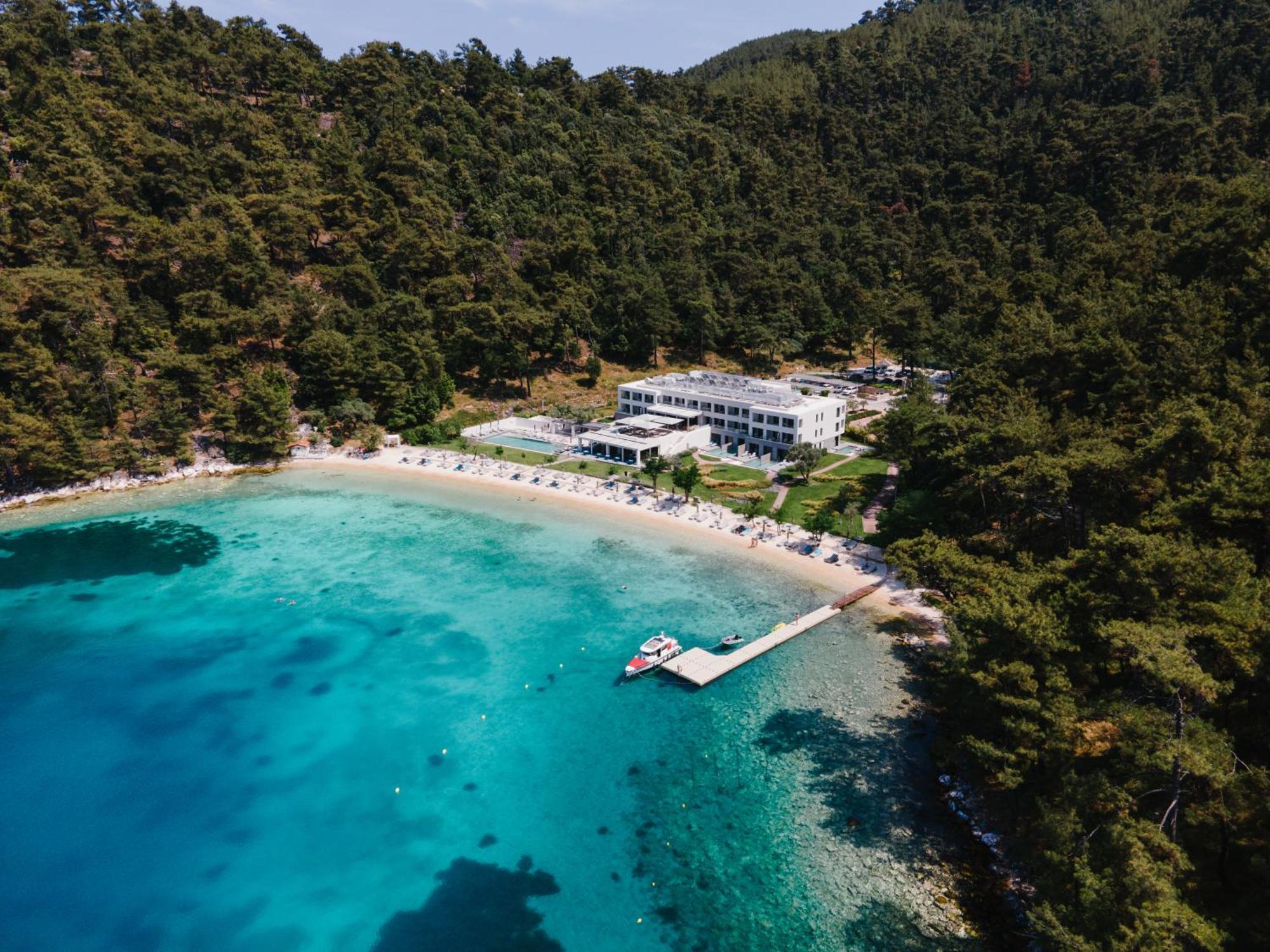 Vathi Cove Luxury Resort & Spa Chrisi Ammoudia Eksteriør billede