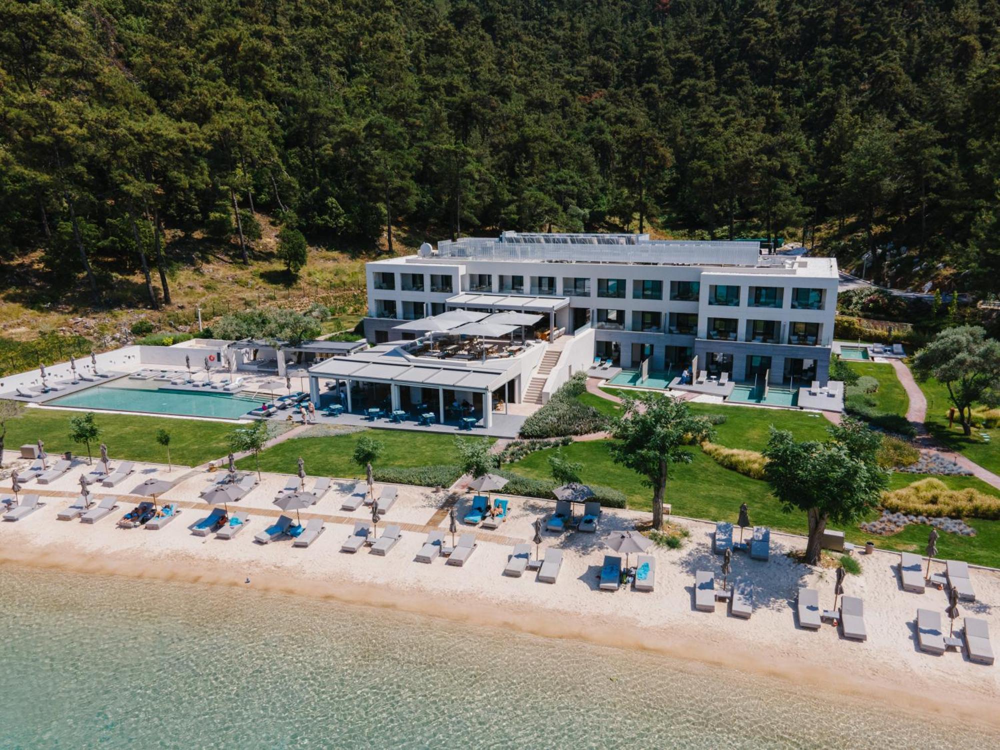 Vathi Cove Luxury Resort & Spa Chrisi Ammoudia Eksteriør billede