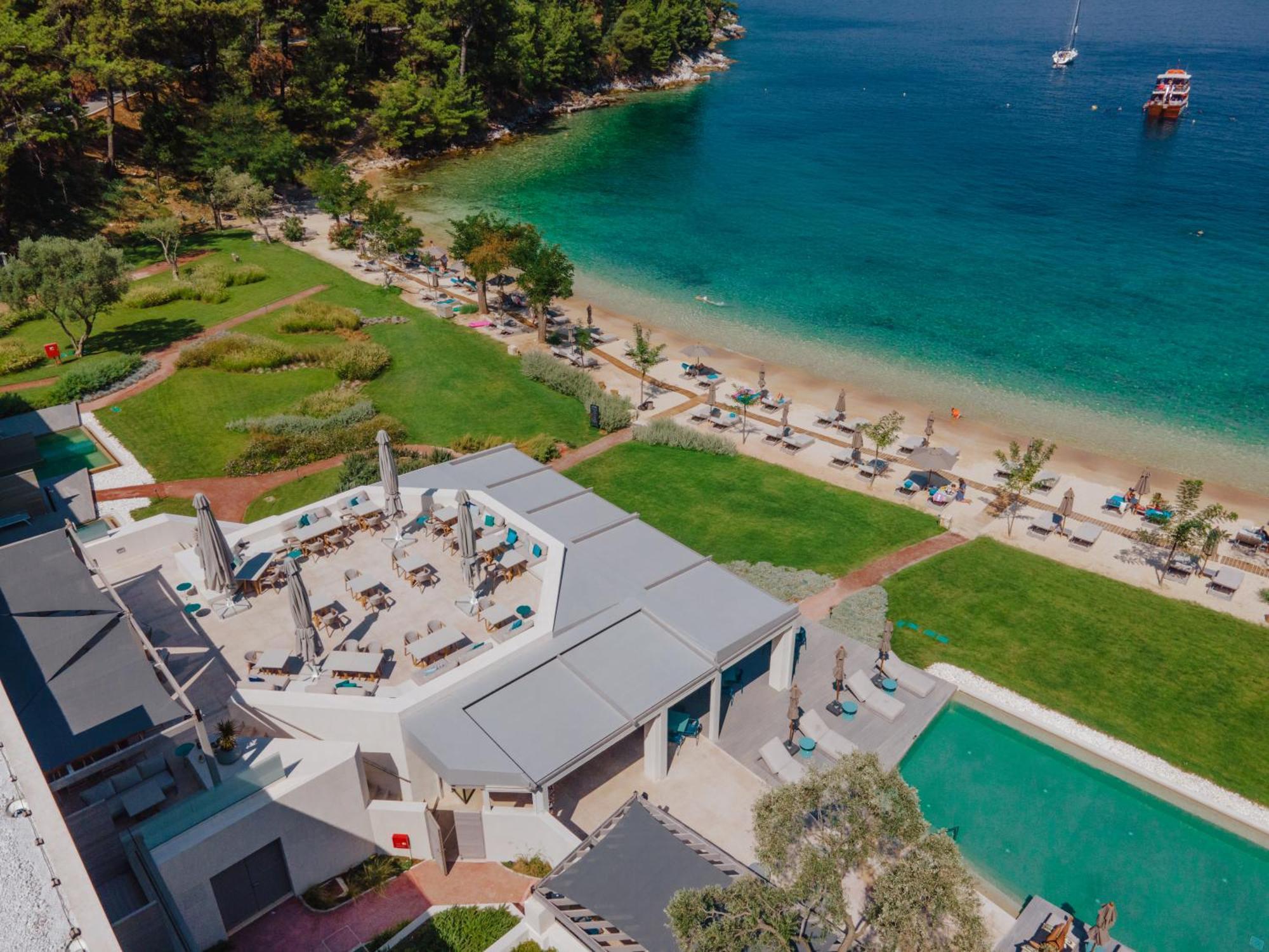 Vathi Cove Luxury Resort & Spa Chrisi Ammoudia Eksteriør billede