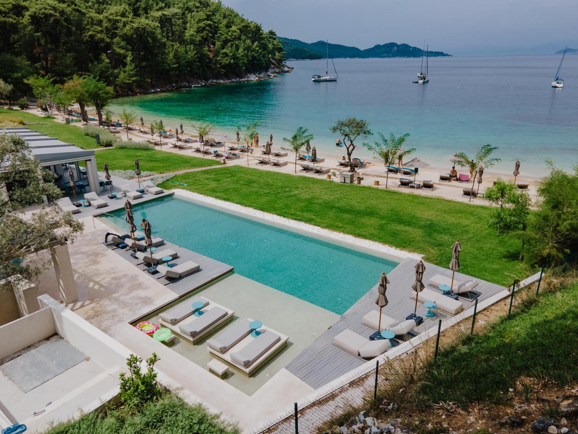 Vathi Cove Luxury Resort & Spa Chrisi Ammoudia Eksteriør billede