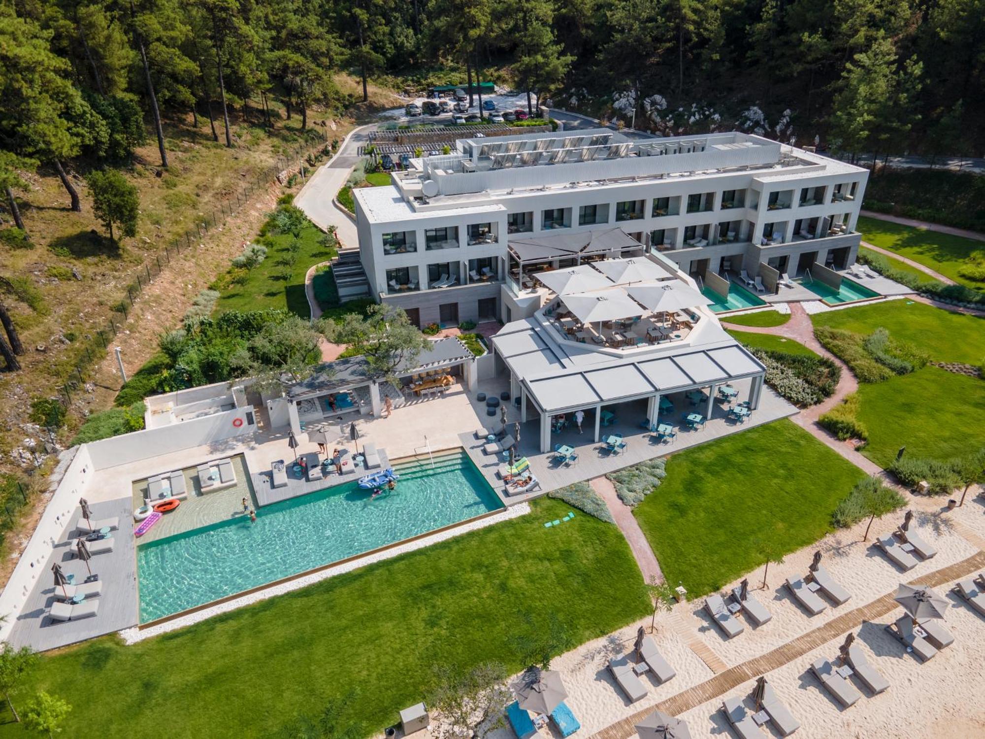 Vathi Cove Luxury Resort & Spa Chrisi Ammoudia Eksteriør billede