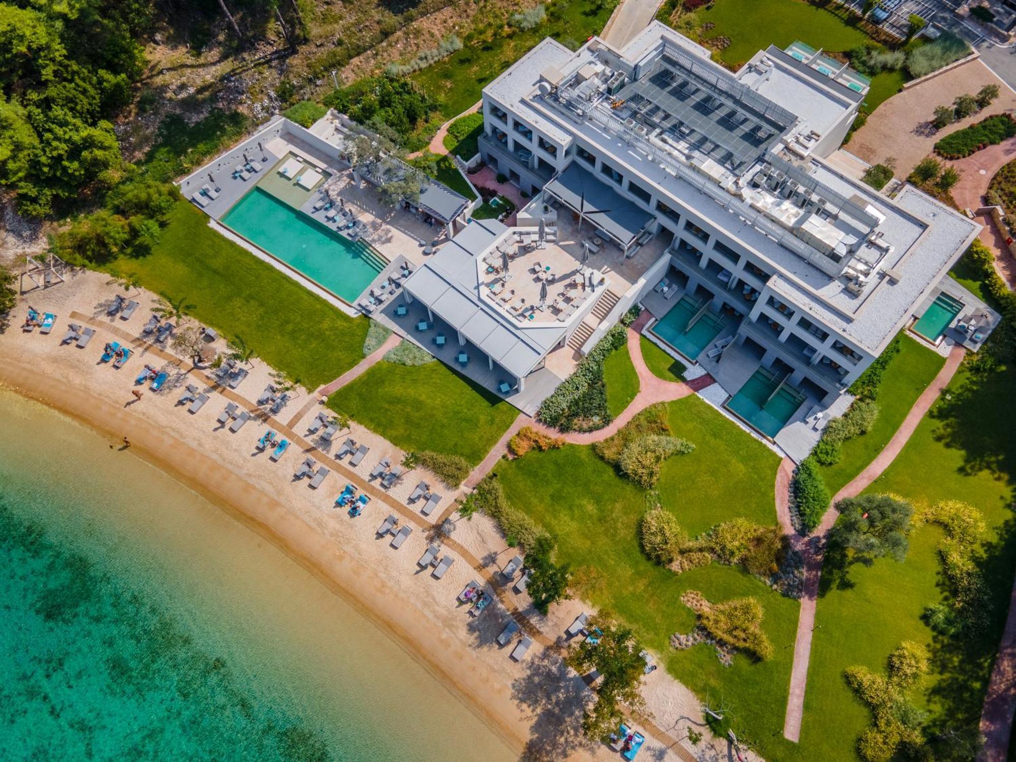 Vathi Cove Luxury Resort & Spa Chrisi Ammoudia Eksteriør billede